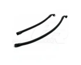 Powerhouse Racing -12AN Black Braided Line Black Hose Ends Breather Lines for XTM Breather Tank Toyota Supra LHD | RHD