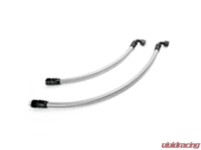 Powerhouse Racing -12AN Stainless Braided Lines Black Hose Ends Breather Lines Toyota Supra LHD - FT 01011038.BK