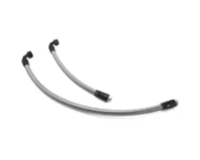 Powerhouse Racing -12AN Stainless Braided Lines Black Hose Ends Breather Lines Toyota Supra