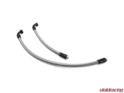 Powerhouse Racing -12AN Stainless Braided Lines Black Hose Ends Breather Lines Toyota Supra - FT 01011086.BK