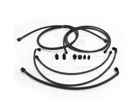 Powerhouse Racing Dual Rail -8 Feed -6 Return E85 Fuel Line Kit Toyota Supra MKIV 1993-1998