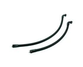 Powerhouse Racing Black Braided Lines Black Hose Ends -12 Breather Lines for Gen 2 Tank RHD to Stock TT Valve Covers