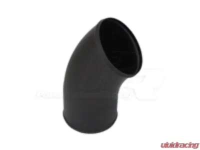 Powerhouse Racing 5inch Wrinkle Black Powder Coat Intake Pipe for Single Turbo - PHR 00001407.WB