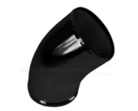 Powerhouse Racing 6inch Gloss Black Powder Coat Intake Pipe for Single Turbo