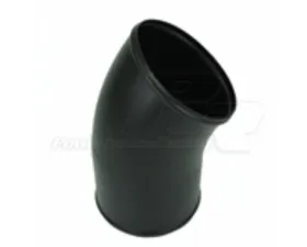 Powerhouse Racing 6inch Matte Black Powder Coat Intake Pipe for Single Turbo