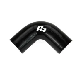 Powerhouse Racing 2.5inch Inner Diameter 4inch Legs Gloss Black 90 Degree Elbow