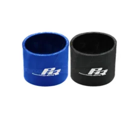 Powerhouse Racing 2.00inch Inner Diameter 3inch Long Gloss Black 4 Ply Silicone