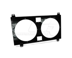 Powerhouse Racing Gloss Black Powder Coat Finish Dual High Performance SPAL Fan Shroud