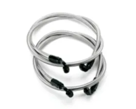 Powerhouse Racing Stainless Braided Lines Black Hose Ends Power Steering Cooler Toyota Supra MKIV 1993-1998