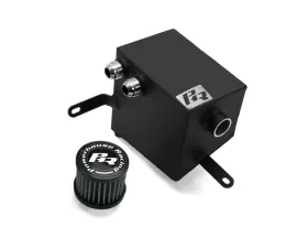 Powerhouse Racing Wrinkle Black Powder Coat Gen 2 Breather Tank Toyota Supra RHD