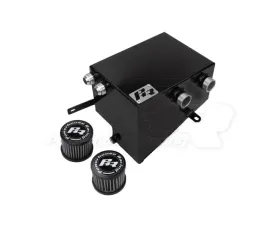 Powerhouse Racing XTM Gloss Black Powder Coat Breather Tank Toyota Supra RHD