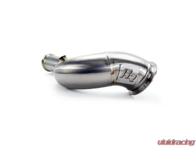 Powerhouse Racing Pie Cut Precision or Tial V-Band Inlet/Outlet Sportsman Cover Turbos 4.0inch Titanium Downpipe - PHR 01011121.VSPO.P