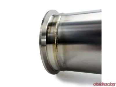 Powerhouse Racing Pie Cut Precision or Tial V-Band Inlet/Outlet Sportsman Cover Turbos 4.0inch Titanium Downpipe - PHR 01011121.VSPO.P