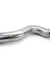 Powerhouse Racing Pie Cut Precision T4 V-Band Inlet/Outlet S &amp; H Cover Turbos 4.0inch Titanium Downpipe                                     - PHR 01011121.VT4SH.P - Image 2