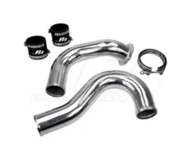 Powerhouse Racing 3.0inch Gloss Black Powder Coat Pro Mod Turbo Hot Side Intercooler Pipe V50 Turbo Kits