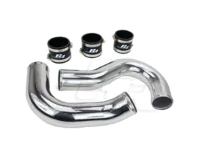 Powerhouse Racing 3.0inch Matte Black Powder Coat Custom Hot Side Intercooler Pipe Toyota MKIV Supra