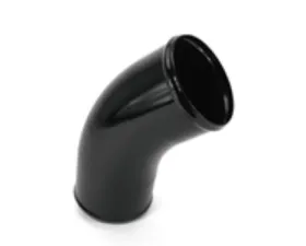Powerhouse Racing 4inch Gloss Black Powder Coat Intake Pipe for Single Turbo