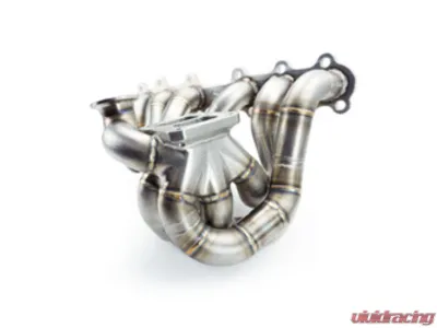 Powerhouse Racing Dual 44 | 46mm Wastegate Flange S45 Billet Turbo Manifold for 2JZ-GE - PHR 01012051.S-Scrl.D44