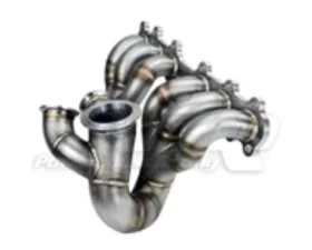 Powerhouse Racing Dual 44 | 46mm Wastegate Flanges V-Band Single-Scroll Collector for Sportsman Cover PTE Turbo V23QR Turbo Manifold for 2JZ-GTE