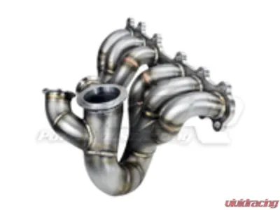 Powerhouse Racing Dual 44 | 46mm Wastegate Flanges V-Band Single-Scroll Collector for Sportsman Cover PTE Turbo V23QR Turbo Manifold for 2JZ-GTE - PHR 01012072.S.2.C.SM