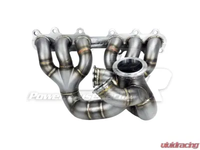 Powerhouse Racing Dual 44/46mm Wastegate Flange Single-Scroll Collector for H-Cover PTE Turbo V23QR Turbo Manifold 2JZ-GE - PHR 01012073.S.2.C.H