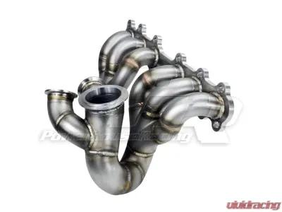Powerhouse Racing Dual 44/46mm Wastegate Flange Single-Scroll Collector for H-Cover PTE Turbo V23QR Turbo Manifold 2JZ-GE - PHR 01012073.S.2.C.H