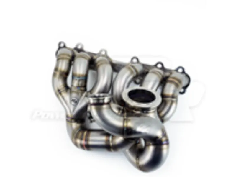 Powerhouse Racing Dual 44 | 46mm Wastegate Flanges V-Band Single-Scroll Collector for H-Cover PTE Turbo V45QR Turbo Manifold 2JZ-GTE - PHR 01012074.S.2.C.H