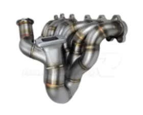 Powerhouse Racing Dual 44 | 46mm Wastegate Flanges T4 Twin-Scroll Collector S45QR Turbo Manifold 2JZ-GE