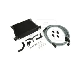 Powerhouse Racing Stainless Braided Hose Black Hose Ends Transmission Cooler for Ford 6R80 Conversion into Supra