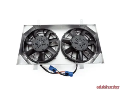 Powerhouse Racing Polished Finish Dual Brushless SPAL Fan Kit Nissan S14 240SX - PHR 02170601.P