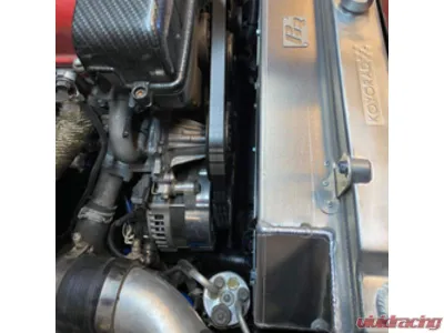 Powerhouse Racing Raw Finish Dual Brushless SPAL Fan Kit Nissan S14 240SX - PHR 02170601.R