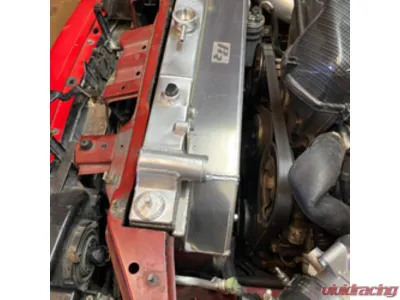 Powerhouse Racing Wrinkle Black Powder Coat Finish Dual Brushless SPAL Fan Kit Nissan S14 240SX - PHR 02170601.WB