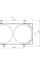 Powerhouse Racing Wrinkle Black Powder Coat Finish Dual Brushless SPAL Fan Kit Nissan S14 240SX                                     - PHR 02170601.WB - Image 6