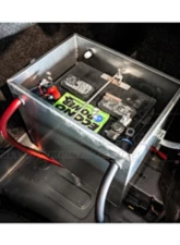 Powerhouse Racing Wrinkle Black Battery Relocation Kit Lexus IS300 2001-2005                                     - PHR 03091801.MB - Image 4