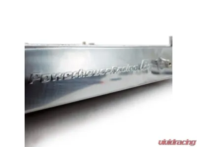 Powerhouse Racing -20AN Inlet and Outlet Polished Finish Aluminum Race Radiator Lexus GS300 2nd Gen - PHR 03100602.P.20