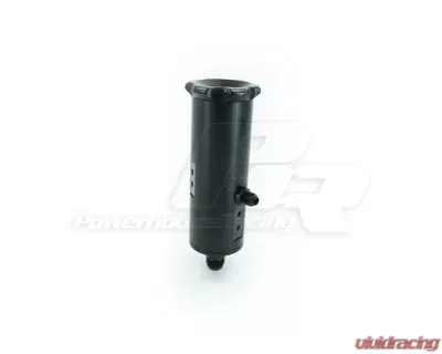 Powerhouse Racing Black Billet Power Steering Reservoir Kit w/ Black Braided Lines 2nd Gen Lexus GS300 1997-2000 - PHR 03103001.B.BKB