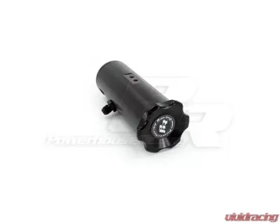 Powerhouse Racing Black Billet Power Steering Reservoir Kit w/ Black Braided Lines 2nd Gen Lexus GS300 1997-2000 - PHR 03103001.B.BKB