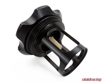 Powerhouse Racing Machined Finish Sealed Cap Style Black Braided Line Deluxe Power Steering Reservoir Kit w/ Black Hose Ends Toyota Supra MKIV - PHR 01011026.D.S.BKB