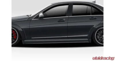 2012-2014 Mercedes C63 W204 4DR Sedan Duraflex Black Series Look Side Skirts - 2 Piece - 113918