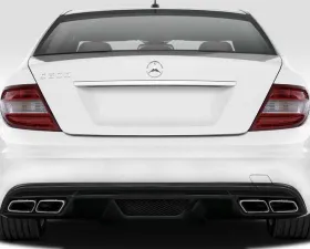 2012-2014 Mercedes C63 W204 4DR Sedan Duraflex Black Series Look Rear Bumper - 1 Piece