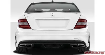 2012-2014 Mercedes C63 W204 4DR Sedan Duraflex Black Series Look Rear Bumper - 1 Piece - 113919
