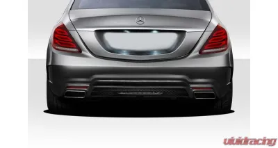 2014-2020 Mercedes S Class W222 Duraflex W-1 Rear Bumper - 1 Piece - 113930