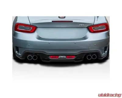 2017-2020 Fiat 124 Spider Abarth Duraflex Speed Rear Lip Spoiler Splitters - 3 Pieces - 117067