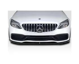 2015-2018 Mercedes Benz W205 C-Class / 2016-2018 Mercedes Benz C43 AMG Duraflex Power Front Lip Spoiler Air Dam - 1 Piece