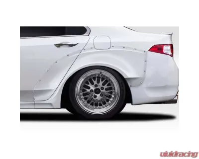 2009-2014 Acura TSX Duraflex Khan Rear Fender Flares - 4 Piece (+70mm wider) - 117299