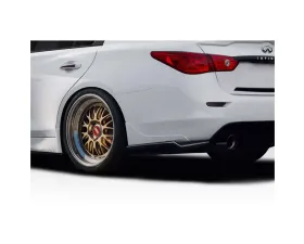 2014-2017 Infiniti Q50 Duraflex D-Style Rear Side Aprons - 2 Piece
