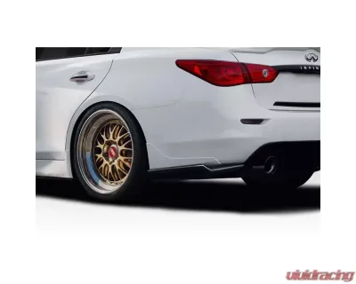 2014-2017 Infiniti Q50 Duraflex D-Style Rear Side Aprons - 2 Piece - 117383