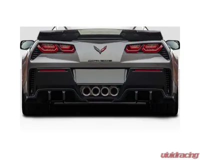 2014-2019 Chevrolet Corvette C7 Duraflex Exe Rear Diffuser - 2 Pieces - 117460