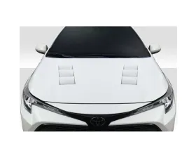 2019-2024 Toyota Corrolla Hatchback / 2020-2024 Corolla Sedan Duraflex Velocity Hood - 1 Piece