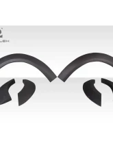 2015-2023 Dodge Charger Duraflex Hellcat Widebody Look Fender Flares - 6 Piece                                     - 117535 - Image 4